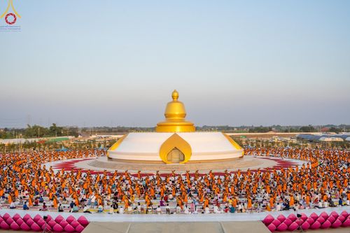 ภาพ No.116720:พิธีต้อนรับพระธรรมยาตรา ปีที่ 12 ณ อนุสรณ์สถานบางปลา จ.นครปฐม วันที่ 21 มกราคม พ.ศ. 2567
