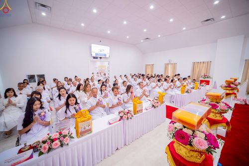 ภาพ No.234698:วันอาทิตย์ที่ 20 กรกฎาคม  พ.ศ.2568 พิธีทอดผ้าป่าภาคพื้นอเมริกา พิธีเจริญพระพุทธมนต์ ฉลองอาคารแก้วธรรมชัยรัตนอนันต์ วัดพระธรรมกายเทนเนสซี ประเทศสหรัฐอเมริกา