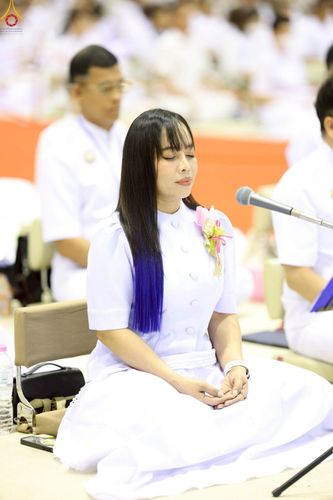 ภาพ No.227968:วันอาทิตย์ที่ 1 มิถุนายน พ.ศ. 2568 พิธีตักบาตร , พิธีบูชาข้าวพระ ณ วัดพระธรรมกาย จ.ปทุมธานี