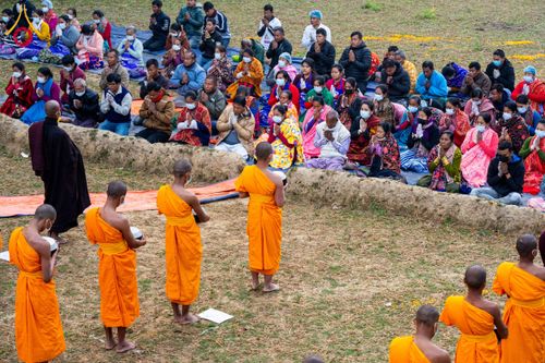 ภาพ No.131071:Photo Story ปฐมบรรพชาชาวพุทธมาร์มา Episode 4/5 วันที่ 13 กุมภาพันธ์พ.ศ. 2567 ณ วัดธัมจักร อรัญกุฏิ บังกลาเทศ