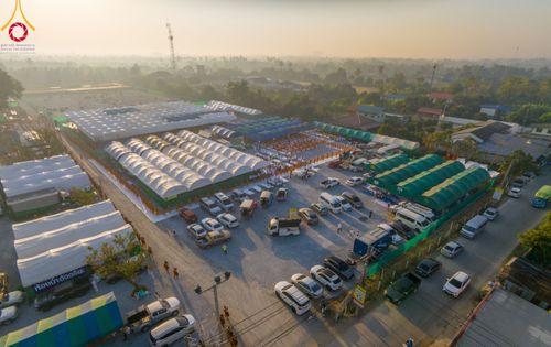 ภาพ No.109277:พิธีถวายภัตตาหารเป็นสังฆทาน แด่คณะพระธรรมยาตราฯ วันที่ 10 มกราคม พ.ศ. 2567 ณ อนุสรณ์สถานคลองบางนางแท่น อ.สามพราน จ.นครปฐม