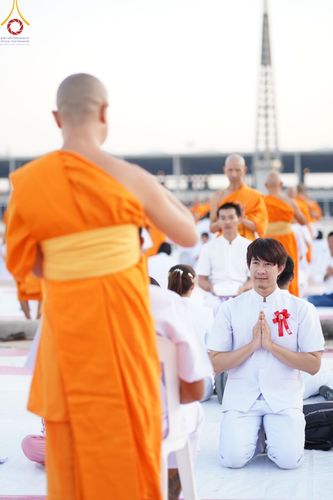 ภาพ No.180094:พิธีปลงผมนาคธรรมทายาท ในโครงการอุปสมบทหมู่ บูชาธรรมมหาปูชนียาจารย์ (ศูนย์อบรมวัดพระธรรมกาย) วันที่ 1 ธันวาคม พ.ศ. 2567 ณ ลานธรรมหารัตนวิหารคด วัดพระธรรมกาย จ.ปทุมธานี