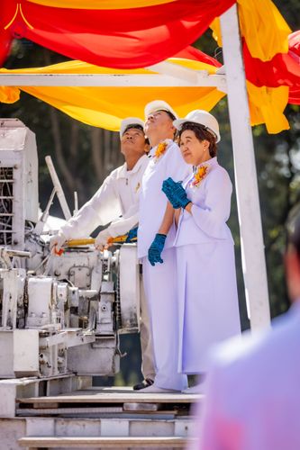 ภาพ No.285797:วันพุธที่ 10 ธันวาคม พ.ศ.2568  พิธีตอกเสาเข็มมงคลต้นสุดท้าย รองรับองค์พระเจดีย์เพื่อสร้างสันติภาพโลก ณ ศูนย์ปฏิบัติธรรมและศูนย์อบรมเยาวชน ชัยนาท