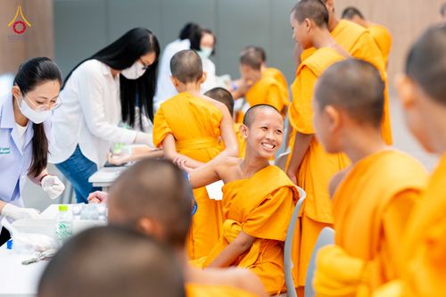 ภาพ No.342621:วันที่ 8 สิงหาคม พ.ศ. 2569  ตรวจสุขภาพประจำปีสามเณร ณ วัดพระธรรมกาย ปทุมธานี