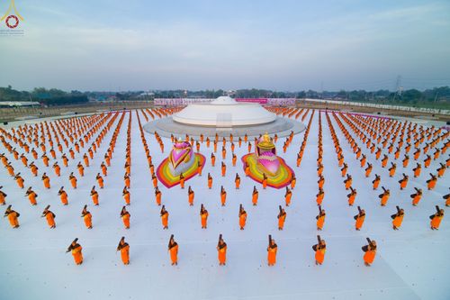 ภาพ No.74274:พุทธบุตรธรรมยาตรา ปฏิบัติธรรมและบันทึกภาพประวัติศาสตร์ ในโครงการธรรมยาตรากตัญญูบูชา มหาปูชนียาจารย์ พระมงคลเทพมุนี(สด จนฺทสโร) พระผู้ปราบมาร อนุสรณ์สถาน 7 แห่ง ปีที่ 11 ณ อนุสรณ์สถานบางปลา อ.บางเลน จ.นครปฐม วันที่ 23 มกราคม พ.ศ. 2566