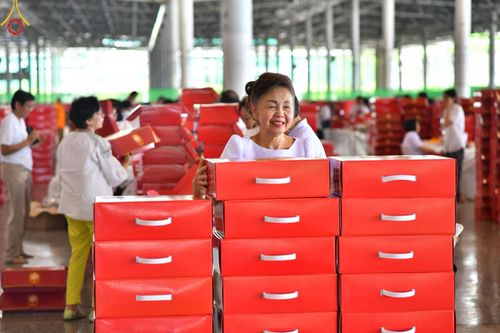 ภาพ No.212087:วันจันทร์ที่ 17 มีนาคม พ.ศ. 2568 บุญบรรจุกล่องไทยธรรม เพื่อถวายแด่พระสังฆาธิการ 40,000 กว่าวัดทั่วไทย ในวันคุ้มครองโลก 22 เมษายน พ.ศ. 2568 ณ บ้านแก้วเรือนทองคุณยายฯ วัดพระธรรมกาย