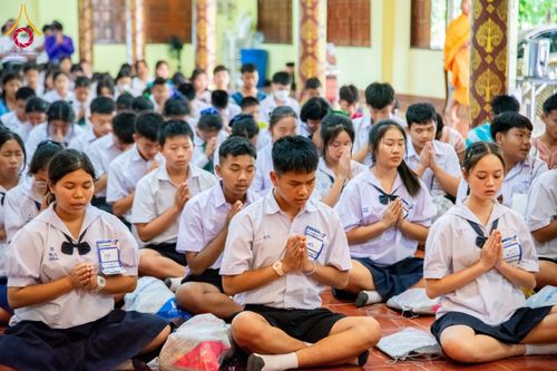 ภาพ No.184236:กิจกรรมวันรวมพลังเด็กดี V-Star จังหวัดตาก ประจำปี 2567  วันที่ 6 ธันวาคม พ.ศ. 2567 ณ วัดดอนเจดีย์ อ.พบพระ จ.ตาก