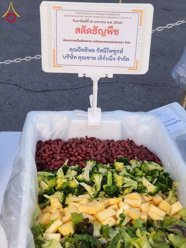 ภาพ No.193780:สาธุชนถวายภัตตาหารเป็นสังฆทาน แด่พระธรรมยาตรา ณ อนุสรณ์สถานมหาวิหารพระมงคลเทพมุนี (โลตัสแลนด์) อ.สองพี่น้อง จ.สุพรรณบุรี ในโครงการธรรมยาตรา กตัญญูบูชา มหาปูชนียาจารย์ พระมงคลเทพมุนี(สด จนฺทสโร) พระผู้ปราบมาร ปีที่ 13 วันที่ 12 มกราคม พ.ศ.2568