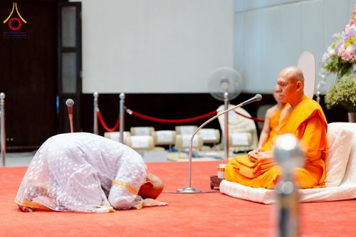 ภาพ No.223634:วันที่ 11 พฤษภาคม พ.ศ. 2568 พิธีบรรพชาของอุบาสก พิสิทธิ์ หมื่นแกล้ว  ณ วัดพระธรรมกาย