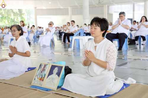 ภาพ No.238017:วันเสาร์ที่ 9 สิงหาคม พ.ศ. 2568 (วันพระ ขึ้น 15 ค่ำ เดือน 9) พิธีบุพเปตพลี ครั้งที่ 168 ร่วมอุทิศบุญแด่หมู่ญาติที่ล่วงลับไปแล้ว และสืบทอดอายุพระพุทธศาสนา ณ หอฉันคุณยายอาจารย์ฯ วัดพระธรรมกาย