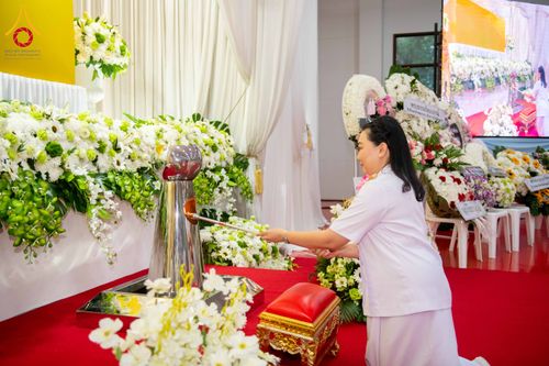 ภาพ No.314896:วันอาทิตย์ที่ 22 มีนาคม พ.ศ. 2569 พิธีบำเพ็ญกุศล คุณพ่อณรงค์ จินตมากุล  สิริอายุ 99 ปี 11 เดือน โยมบิดา พระครูปลัดรัตนวีรวัฒน์ (รังสฤษดิ์ อิทฺธิจินตโก) ที่ปรึกษาเจ้าคณะจังหวัดปทุมธานี เจ้าอาวาสวัดพระธรรมกาย  ณ ห้องปลูกศรัทธา 2 วัดพระธรรมกาย ปทุมธานี