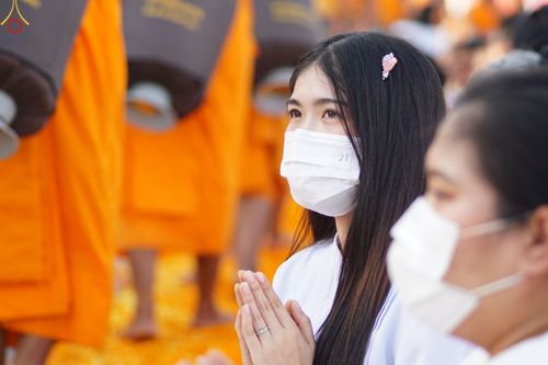 ภาพ No.70747:พิธีต้อนรับพระธรรมยาตรา ในโครงการธรรมยาตรากตัญญูบูชา มหาปูชนียาจารย์ พระมงคลเทพมุนี(สด จนฺทสโร) พระผู้ปราบมาร อนุสรณ์สถาน 7 แห่ง ปีที่ 11 วันที่ 14 มกราคม พ.ศ. 2566 ณ อนุสรณ์สถานลำดับที่ 3 สถานที่เกิดในเพศสมณะ วัดสองพี่น้อง อ.สองพี่น้อง จ.สุพรรณบุรี