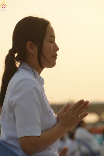 ภาพ No.324706:วันที่ 22 เมษายน พ.ศ.2569 (วันคุ้มครองโลก) บรรยากาศสาธุชน ในงานถวายมหาสังฆทาน 40,000 กว่าวัดทั่วประเทศ ณ ลานธรรม วัดพระธรรมกาย