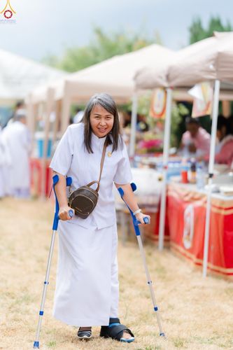 ภาพ No.286207:วันที่ 13 กรกฎาคม พ.ศ. 2568  พิธีทอดผ้าป่าฉลอง 13 ปี  วัดพระธรรมกายสวิตเซอร์แลนด์