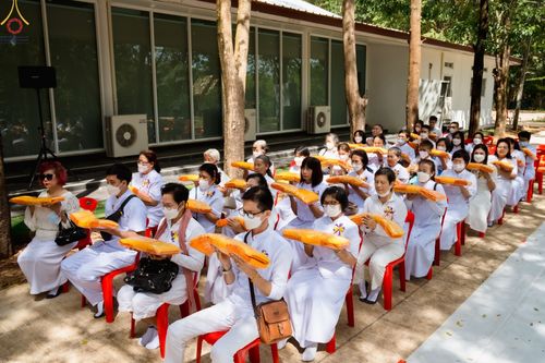 ภาพ No.63451:พิธีทอดกฐินสามัคคี เพื่อสร้างห้องแก้วหอฉันคุณยาย ณ ธุดงคสถานปราจีนบุรี  อ.เมือง จ.ปราจีนบุรี วันเสาร์ที่ 29 ตุลาคม พ.ศ. 2565