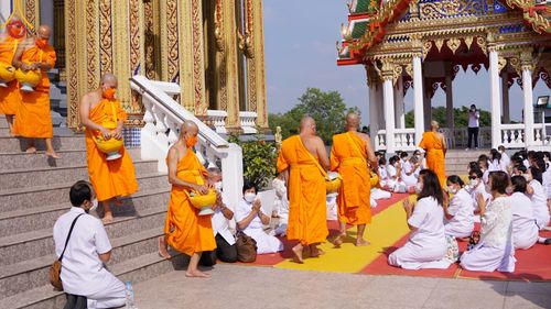 ภาพ No.66984:พิธีอุปสมบทวัดละหาร อ.บางบัวทอง    จ.นนทบุรี รับบุญจัดงานโดย สำนักต่างประเทศ เมื่อวันที่ 7 ธันวาคม พ.ศ. 2565