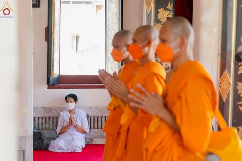 ภาพ No.65831:พิธีอุปสมบทวัดโปรดเกศเชษฐาราม อ.พระประแดง จ.สมุทรปราการ รับบุญจัดงานโดยสำนักพัฒนาเยาวชนโลก ในโครงการอุปสมบทบูชาธรรม มหาปูชนียาจารย์ประจำปี 2565 เมื่อวันที่ 7 ธันวาคม พ.ศ. 2565