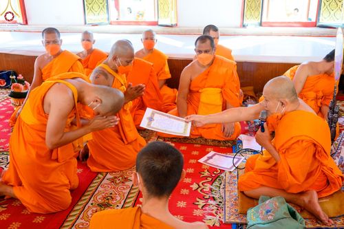 ภาพ No.66218:พิธีอุปสมบทวัดสองพี่น้อง อ.สองพี่น้อง จ.สุพรรณบุรี รับบุญจัดงานโดยสำนักงานวัดฯ เมื่อวันที่ 7 ธันวาคม พ.ศ. 2565