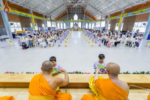 ภาพ No.317420:วันอาทิตย์ ที่ 29 มีนาคม พ.ศ.2569  พิธีปลงผม , พิธีขอขมามอบบาตรและผ้าไตร , พิธีบรรพชา ณ ศูนย์ปฏิบัติธรรมสมุทรปราการ จำนวน 42 รูป