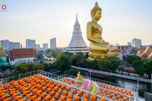 ภาพ No.74302:พุทธบุตรธรรมยาตรา ปฏิบัติธรรมและบันทึกภาพประวัติศาสตร์ ในโครงการธรรมยาตรากตัญญูบูชา มหาปูชนียาจารย์ พระมงคลเทพมุนี(สด จนฺทสโร) พระผู้ปราบมาร อนุสรณ์สถาน 7 แห่ง ปีที่ 11 ณ อนุสรณ์สถานลำดับที่ 6 สถานที่ค้นคว้าและเผยแผ่วิชาธรรมกาย วัดปากน้ำภาษีเจริญ กรุงเทพ