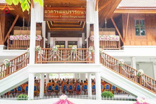 ภาพ No.345224:วันเสาร์ที่ 22 สิงหาคม พ.ศ.2569 พิธีฉลองอาคารสมปรารถนา  ณ วัดกลางธนรินทร์ ต.บ้านแป้ง อ.พรหมบุรี จ.สิงห์บุรี