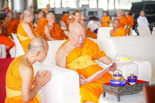 ภาพ No.316463:วันอาทิตย์ที่ 29 มีนาคม พ.ศ. 2569 พิธีทอดผ้าบังสุกุลและพิธีชำระร่าง โยมพ่อณรงค์ จินตมากุล  สิริอายุ 99 ปี 11 เดือน โยมบิดา พระครูปลัดรัตนวีรวัฒน์ (รังสฤษดิ์ อิทฺธิจินตโก) ที่ปรึกษาเจ้าคณะจังหวัดปทุมธานี เจ้าอาวาสวัดพระธรรมกาย  ณ ฌาปนสถานชั่วคราว ทางเข้า 