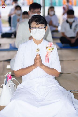 ภาพ No.73846:พิธีถวายภัตตาหารเป็นสังฆทาน แด่คณะพระธรรมยาตราฯ ในโครงการธรรมยาตรากตัญญูบูชา มหาปูชนียาจารย์ พระมงคลเทพมุนี(สด จนฺทสโร) พระผู้ปราบมาร อนุสรณ์สถาน 7 แห่ง ปีที่ 11 วันที่ 23 มกราคม พ.ศ. 2566