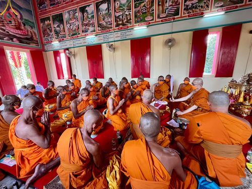 ภาพ No.67371:พิธีอุปสมบทวัดจำศีล อ.แก่งคอย จ.สระบุรี รับบุญจัดงานโดย สำนักกัลยาณมิตรสากล เมื่อวันที่ 9 ธันวาคม พ.ศ. 2565