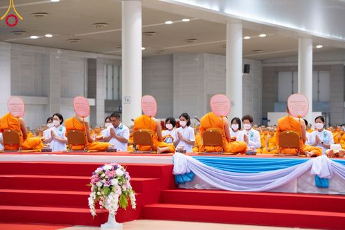 ภาพ No.91066:พิธีบำเพ็ญกุศลสวดพระอภิธรรม  อุบาสกถาวร พรหมถาวร (อุบาสกผู้ปั้นพระ) คืนสุดท้าย วันศุกร์ที่ 20 ตุลาคม พ.ศ. 2566 ณ ห้องแก้วสารพัดนึก 1 สภาธรรมกายสากล วัดพระธรรมกาย จ.ปทุมธานี