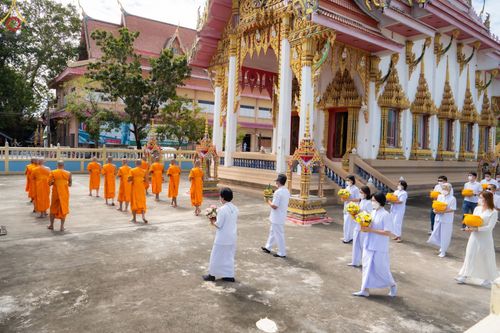 ภาพ No.66238:พิธีอุปสมบท วัดราษฎร์นิยมธรรม  อ.บางพลี จ.สมุทรปราการ รับบุญจัดงานโดยสำนักสถาบันพัฒนาเยาวชนโลก เมื่อวันที่ 7 ธันวาคม พ.ศ. 2565
