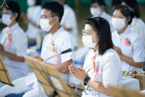 ภาพ No.70957:พิธีถวายภัตตาหารเป็นสังฆทาน แด่คณะพระธรรมยาตราฯ ในโครงการธรรมยาตราฯ ปีที่ 11 ณ อนุสรณ์สถานคลองบางนางแท่น อ.สามพราน จ.นครปฐม วันที่ 13 มกราคม พ.ศ. 2566