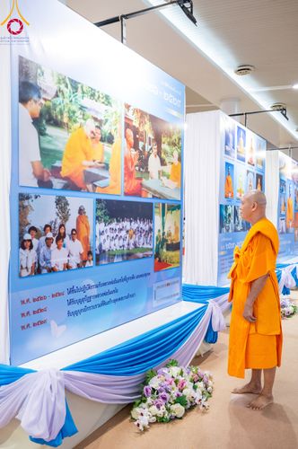 ภาพ No.90611:พิธีบำเพ็ญกุศลสวดพระอภิธรรม อุบาสกถาวร พรหมถาวร (อุบาสกผู้ปั้นพระ) วันอาทิตย์ที่ 15 ตุลาคม พ.ศ. 2566 ณ ห้องแก้วสารพัดนึก 1 สภาธรรมกายสากล วัดพระธรรมกาย จ.ปทุมธานี