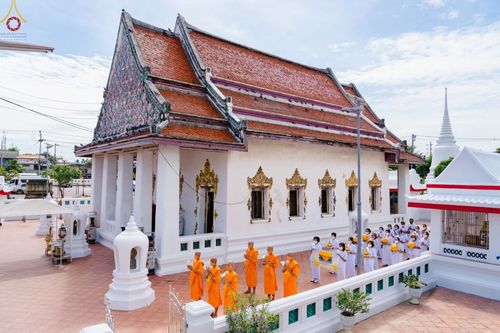 ภาพ No.65811:พิธีอุปสมบทวัดโปรดเกศเชษฐาราม อ.พระประแดง จ.สมุทรปราการ รับบุญจัดงานโดยสำนักพัฒนาเยาวชนโลก ในโครงการอุปสมบทบูชาธรรม มหาปูชนียาจารย์ประจำปี 2565 เมื่อวันที่ 7 ธันวาคม พ.ศ. 2565