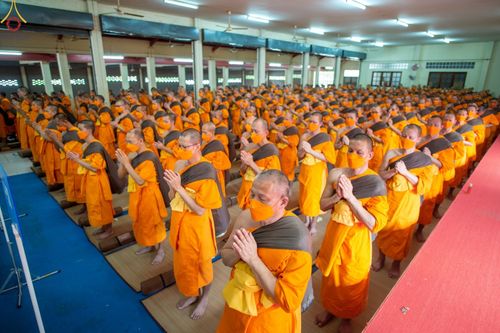 ภาพ No.68947:พิธีต้อนรับพระธรรมยาตรา ในโครงการธรรมยาตรากตัญญูบูชา มหาปูชนียาจารย์ พระมงคลเทพมุนี(สด จนฺทสโร) พระผู้ปราบมาร อนุสรณ์สถาน 7 แห่ง ปีที่ 11 วันที่ 3 มกราคม พ.ศ. 2566 ณ อนุสรณ์สถานมหาวิหารพระมงคลเทพมุนี จ.สุพรรณบุรี