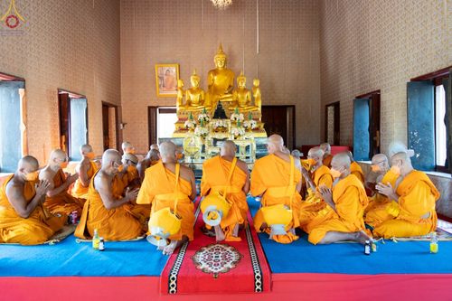 ภาพ No.66348:พิธีอุปสมบทวัดวรนายกรังสรรค์เจติยบรรพตาราม อ.บางปะหัน จ.พระนครศรีอยุธยา รับบุญจัดงานโดยศูนย์อบรมเยาวชนบางปะหัน และสำนักศรัทธาภิบาล เมื่อวันที่ 7 ธันวาคม พ.ศ. 2565