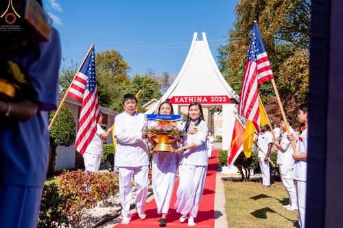 ภาพ No.63978:พิธีทอดกฐินสามัคคี ประจำปีพุทธศักราช 2565 ณ วัดพระธรรมกายจอร์เจีย ประเทศสหรัฐอเมริกา วันอาทิตย์ที่  23  ตุลาคม  พ.ศ. 2565