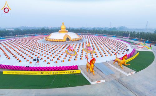 ภาพ No.299784:วันที่ 19 มกราคม พ.ศ.2569 พระธรรมยาตราปฏิบัติธรรมและถ่ายภาพหมู่ประวัติศาสตร์ ณ อนุสรณ์สถานลำดับที่ 5 สถานที่เผยแผ่วิชชาธรรมกายครั้งแรก  อนุสรณ์สถานบางปลาวัดบางปลา อ.บางเลน จ.นครปฐม ในโครงการธรรมยาตรา กตัญญูบูชา มหาปูชนียาจารย์ พระมงคลเทพมุนี(สด จนฺทสโร) 