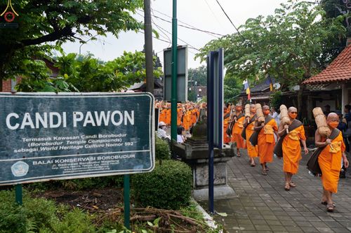 ภาพ No.68473:ธรรมยาตรา ณ มหาเจดีย์บรมพุทโธ ประเทศอินโดนีเซีย วันที่ 24 ธันวาคม พ.ศ. 2565