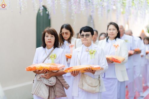 ภาพ No.286146:วันที่ 13 กรกฎาคม พ.ศ. 2568  พิธีทอดผ้าป่าฉลอง 13 ปี  วัดพระธรรมกายสวิตเซอร์แลนด์