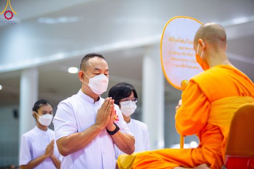 ภาพ No.90666:พิธีบำเพ็ญกุศลสวดพระอภิธรรม อุบาสกถาวร พรหมถาวร (อุบาสกผู้ปั้นพระ) วันอาทิตย์ที่ 15 ตุลาคม พ.ศ. 2566 ณ ห้องแก้วสารพัดนึก 1 สภาธรรมกายสากล วัดพระธรรมกาย จ.ปทุมธานี