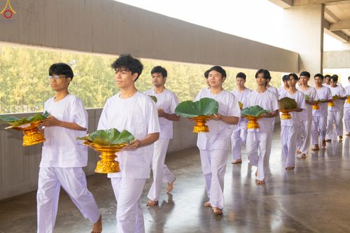 ภาพ No.319276:วันเสาร์ที่ 4 เมษายน พ.ศ.2569 พิธีปลงผมนาคธรรมทายาท โครงการอุปสมบทหมู่ธรรมทายาท ระดับอุดมศึกษา รุ่นที่ 53 ภาคฤดูร้อน ณ มหารัตนวิหารคด 13 วัดพระธรรมกาย