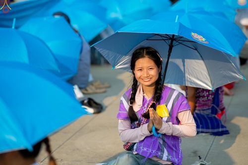 ภาพ No.324654:วันที่ 22 เมษายน พ.ศ.2569 (วันคุ้มครองโลก) บรรยากาศสาธุชน ในงานถวายมหาสังฆทาน 40,000 กว่าวัดทั่วประเทศ ณ ลานธรรม วัดพระธรรมกาย