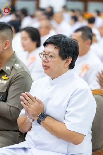 ภาพ No.316224:วันเสาร์ที่ 28 มีนาคม พ.ศ. 2569 พิธีบำเพ็ญกุศล คุณพ่อณรงค์ จินตมากุล  สิริอายุ 99 ปี 11 เดือน โยมบิดา พระครูปลัดรัตนวีรวัฒน์ (รังสฤษดิ์ อิทฺธิจินตโก) ที่ปรึกษาเจ้าคณะจังหวัดปทุมธานี เจ้าอาวาสวัดพระธรรมกาย  ณ ห้องปลูกศรัทธา 2 วัดพระธรรมกาย ปทุมธานี