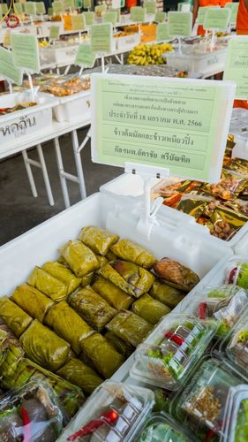 ภาพ No.72167:พิธีถวายภัตตาหารเป็นสังฆทาน แด่คณะพระธรรมยาตราฯ ในโครงการธรรมยาตรากตัญญูบูชา มหาปูชนียาจารย์ พระมงคลเทพมุนี(สด จนฺทสโร) พระผู้ปราบมาร อนุสรณ์สถาน 7 แห่ง ปีที่ 11 วันที่ 18 มกราคม พ.ศ. 2566