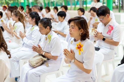 ภาพ No.332372:วันเสาร์ที่ 6 มิถุนายน พ.ศ.2569 พิธีต้อนรับสัญญาบัตร พัดยศ พระราชภาวนาวชิรวิเทศ วิ. ณ อุโบสถพระไตรปิฏก วัดพระธรรมกาย