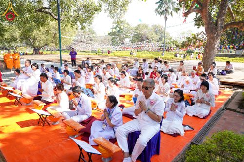 ภาพ No.130555:พิธีบรรพชาธรรมทายาท ในโครงการบรรพชา 1,250 รูป ณ แดนประสูติ สวนลุมพินี ประเทศเนปาล วันที่ 9 มีนาคม พ.ศ. 2567