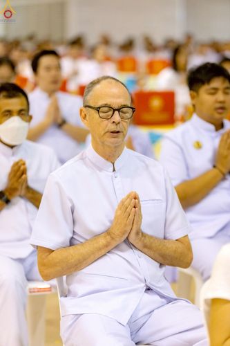 ภาพ No.236150:วันที่ 3 สิงหาคม พ.ศ. 2568 พิธีบูชาข้าวพระ ณ สภาธรรมกายสากล วัดพระธรรมกาย