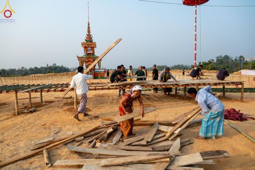 ภาพ No.127261:Photo Story ปฐมบรรพชาชาวพุทธมาร์มา เริ่ม วันที่ 2 กุมภาพันธ์ พ.ศ. 2567 ณ วัดธัมจักร อรัญกุฏิ เมืองรัมการ์ คาร์กาชารี บังกลาเทศ