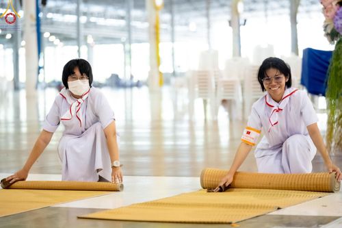 ภาพ No.134663:V.35 เพื่อบุญต้นเดือน การรับบุญของเจ้าหน้าที่หน่วยงานต่างๆ เพื่องานบุญวันอาทิตย์ต้นเดือน ณ วัดพระธรรมกาย วันที่ 7 เมษายน พ.ศ. 2567