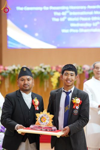 ภาพ No.207621:พิธีมอบโล่พระราชทาน สมเด็จพระกนิษฐาธิราชเจ้า กรมสมเด็จพระรัตนราชสุดาฯ สยามบรมราชกุมารี และโล่เกียรติยศโครงการตอบปัญหาธรรมะ "ทางก้าวหน้า" ครั้งที่ 42 พิธีมอบโล่วัชรเกียรติยศ โครงการตอบปัญหาศีลธรรมเพื่อสันติภาพโลก (WORLD-PEC) ครั้งที่ 18 วันที่ 12 ก.พ. 2568